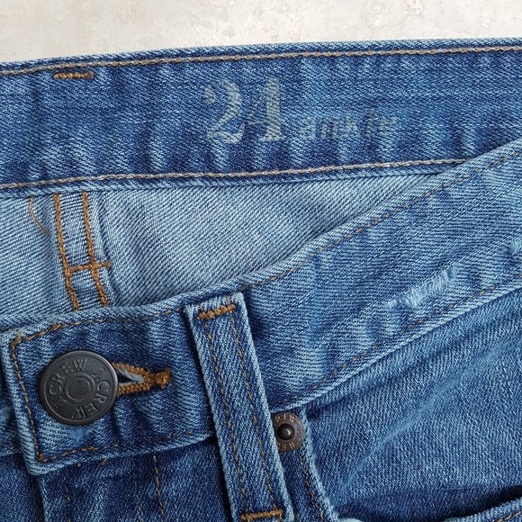 J.CREW Toothpick Distressed Jeans (24 Ankle) - Picture 6 of 13